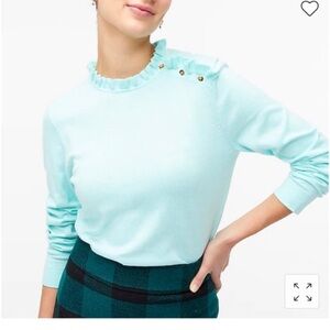 J Crew Factory ruffle sweater